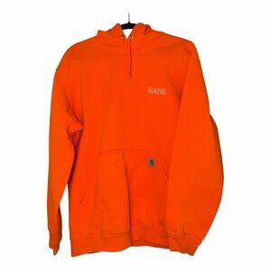Hazel Boutique Oversized Carhartt Vibrant Orange Hoodie Sweatshirt